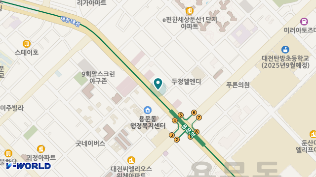 올리브노인복지센터 위치 지도
