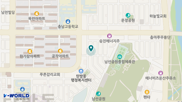 다인재가복지센터 위치 지도