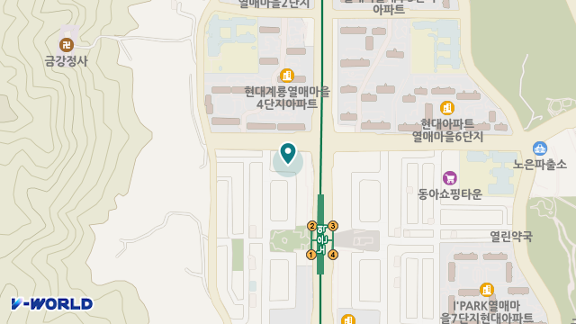 휴먼의료기 위치 지도