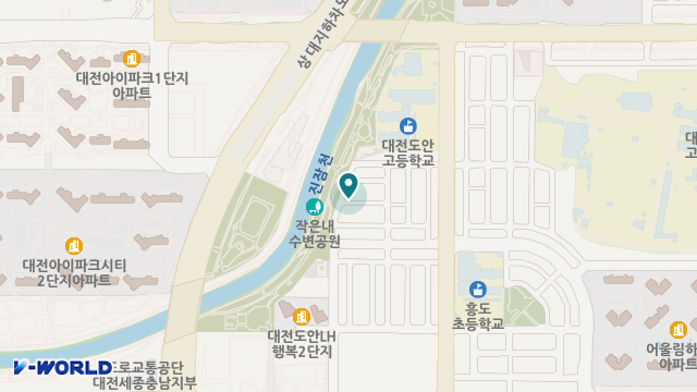 "대전목욕차"노인복지센터 위치 지도