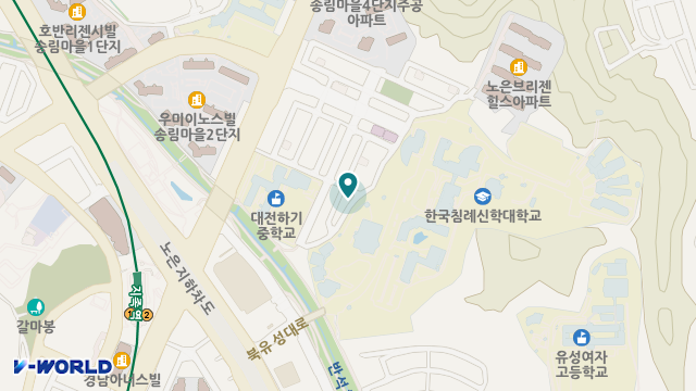 온유한노인복지센터 위치 지도