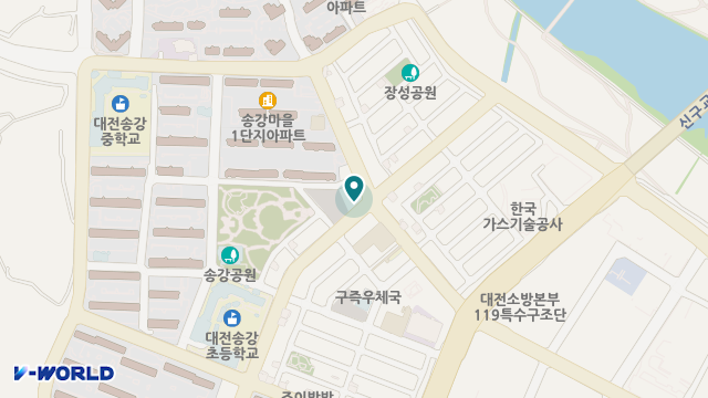 지족재가복지센터 위치 지도