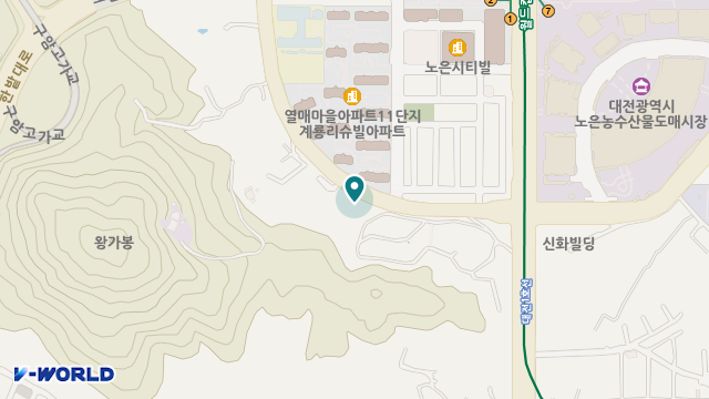 노은숲노인복지센터 위치 지도