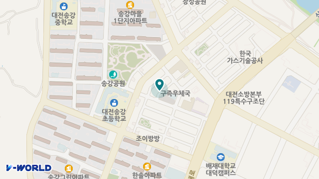 The챙김 재가방문요양센터 위치 지도