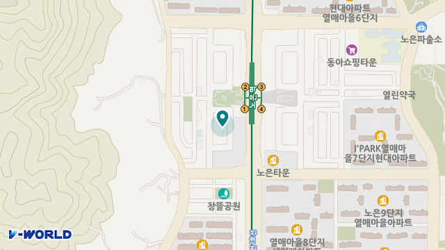 우리마을 방문요양센터 위치 지도