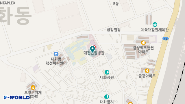 다비다의집노인복지센터 위치 지도