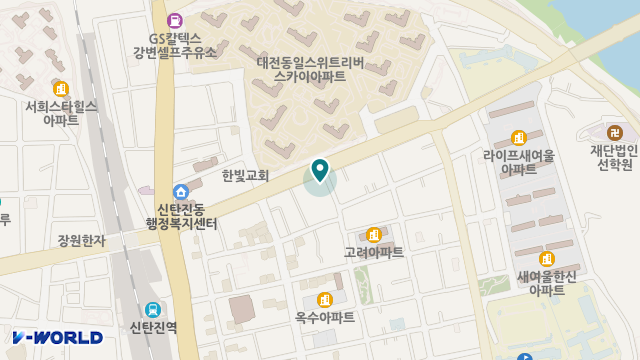 (주)산마을케어센터 위치 지도