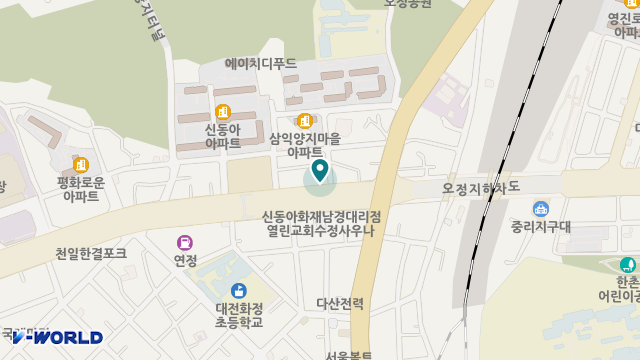 e-푸른주간보호센터 위치 지도