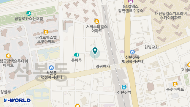 고은노인복지센터 위치 지도