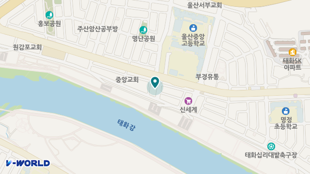 울산노인복지센터 위치 지도