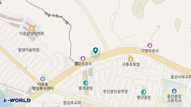 오월주간보호센터 위치 지도