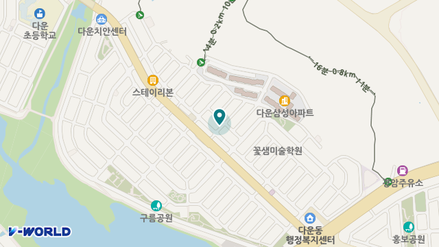 두날개복지센터 위치 지도