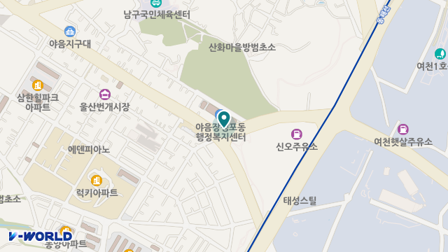 동평노인돌봄지원플랫폼 위치 지도