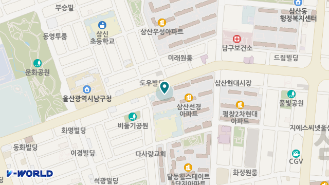 아리아케어 방문요양 울산 삼산센터 위치 지도