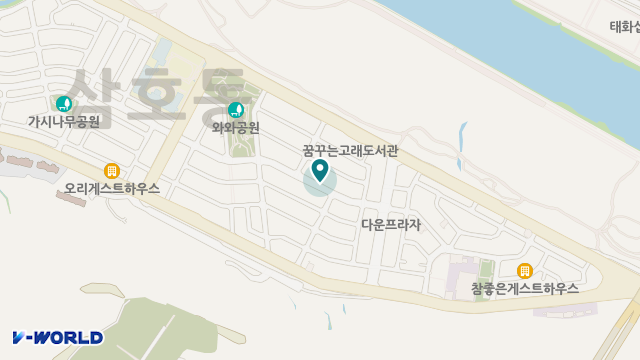 와와재가노인복지센터 위치 지도