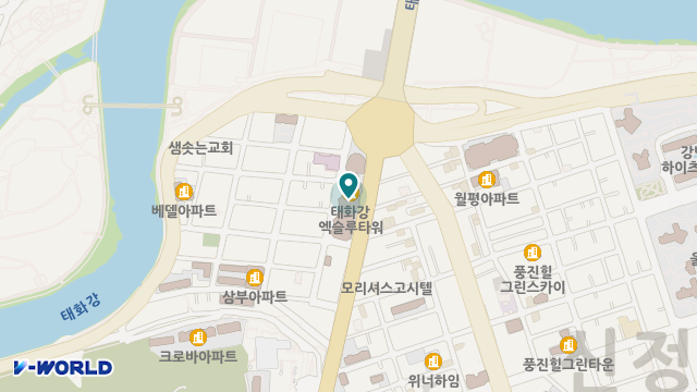 행복의료기 위치 지도