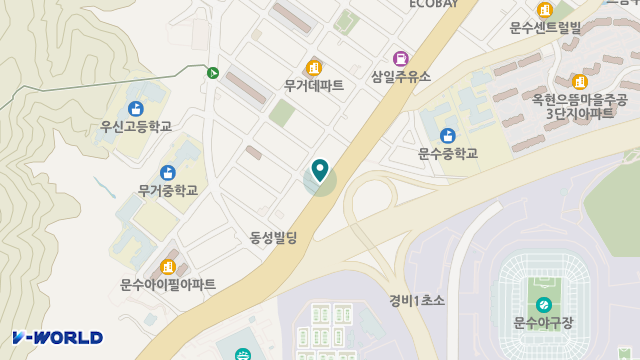 윤명재가노인복지센터 위치 지도