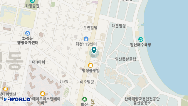 밝은미소 재가실버케어 위치 지도