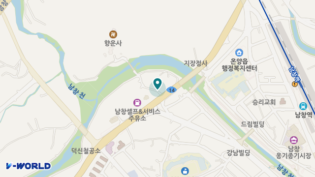 울주노인돌봄지원플랫폼 위치 지도