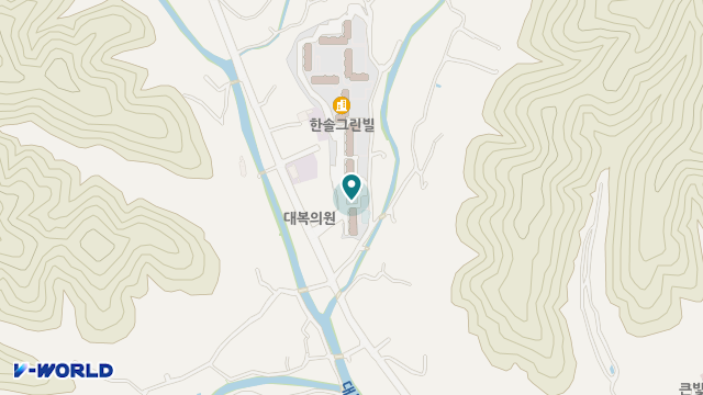대복재가복지센터 위치 지도