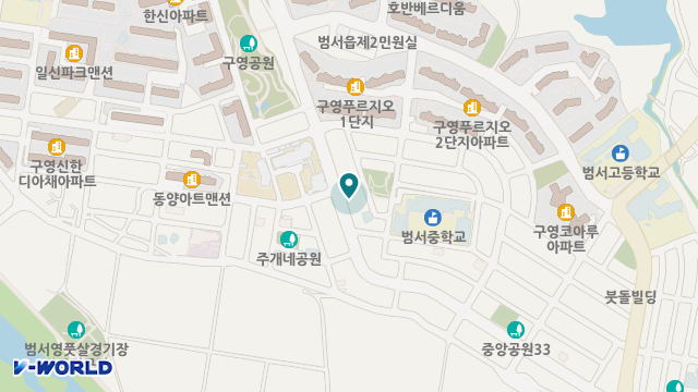 구영실버홈 주야간보호센터 위치 지도