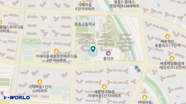 종촌종합복지센터 노인주간보호센터 위치 지도