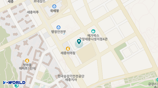 세종우리노인복지센터 위치 지도