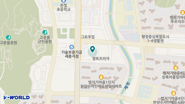 한누리재가장기요양기관 위치 지도