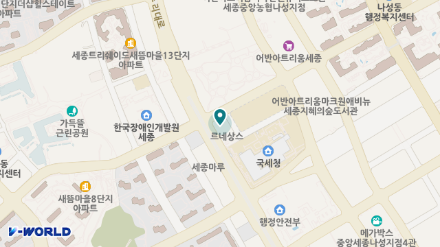 세종하나재가요양센터 위치 지도