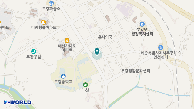 부강돌봄센터 위치 지도