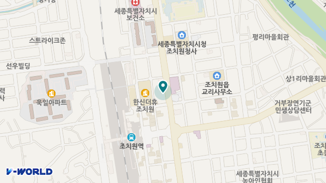 세종혜온 재가방문요양센터 위치 지도