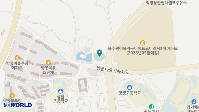 밤밭노인주간보호센터 위치 지도