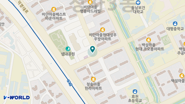 해피홈수원재활주간보호센터 위치 지도