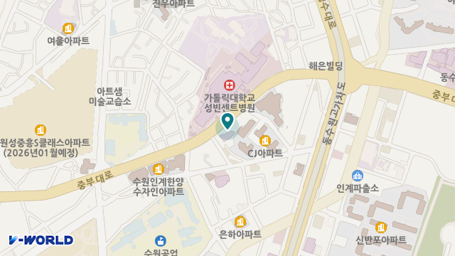 희망의료기 위치 지도