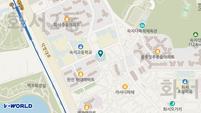 화서재가복지센터 위치 지도