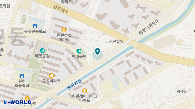 라온노인복지센터 위치 지도