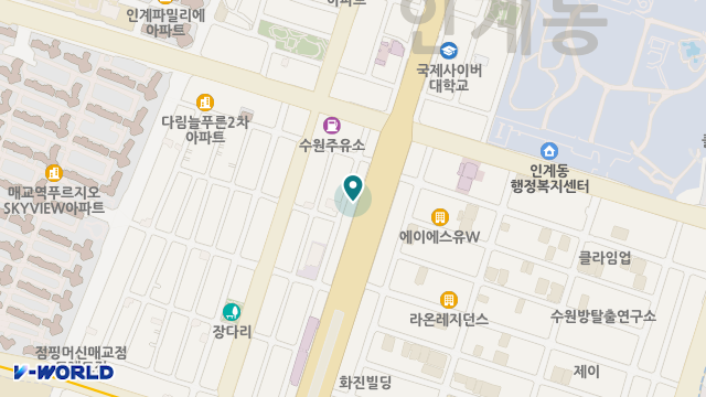백세통합재가센터 위치 지도