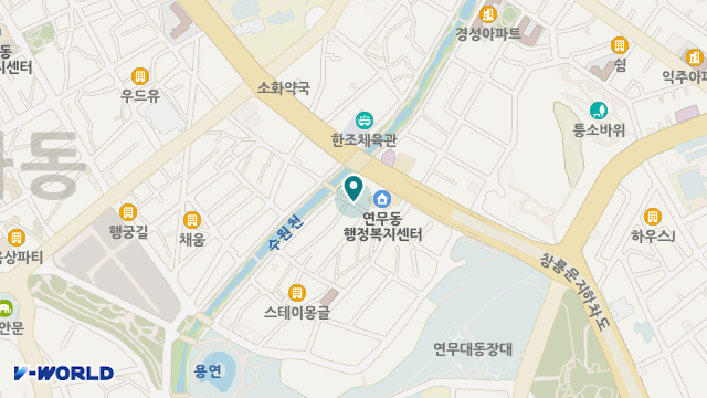 더좋은수원주간보호센터 위치 지도