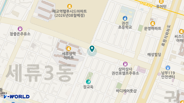수원봄봄케어주간보호센터 위치 지도