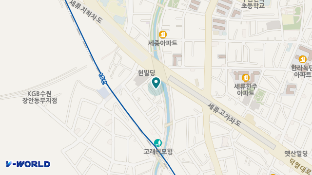 세류복지센터 위치 지도