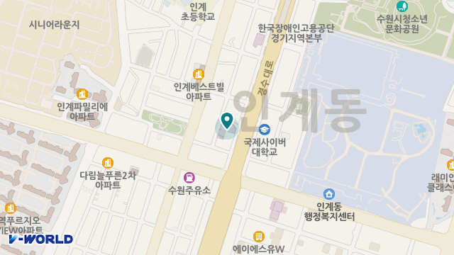 수원참사랑재활주간보호센터 위치 지도