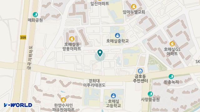 미소재가복지센터 위치 지도