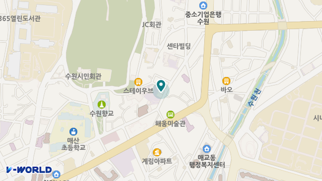 수원재가방문요양센터 위치 지도