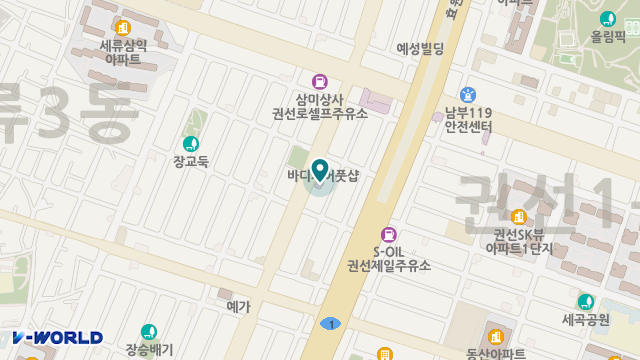 에이원주간보호센터 위치 지도