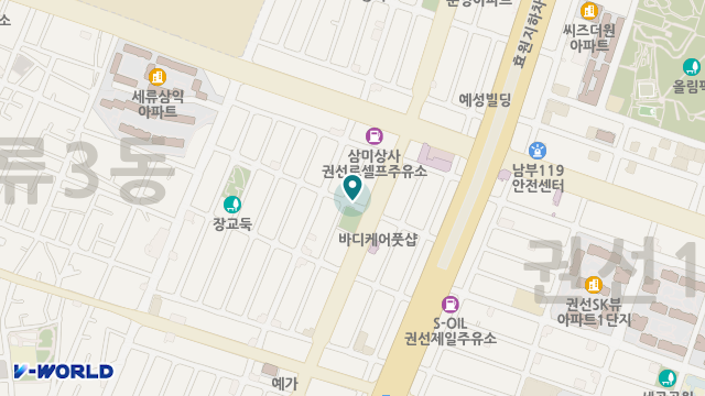 정원재가복지센터 위치 지도
