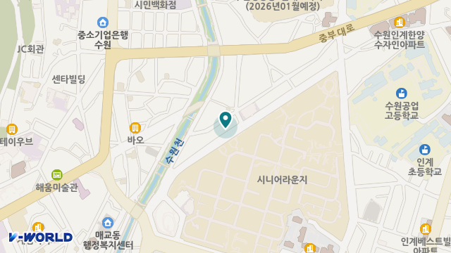 수원 행복한동행 주간보호센터 위치 지도