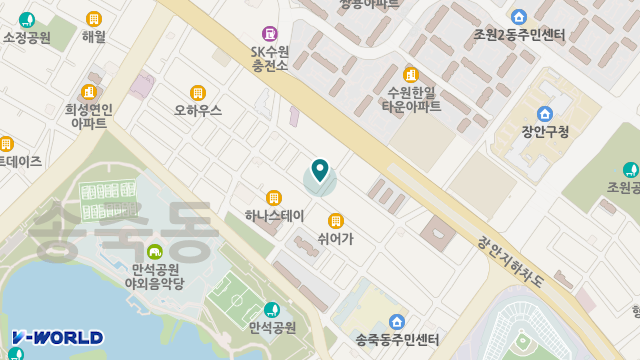 행복이 넘치는 요양센터 위치 지도
