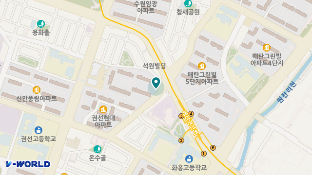(주)케어링 방문요양센터 수원점 위치 지도
