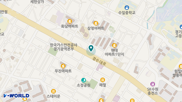 수원중부 주간보호센터 위치 지도