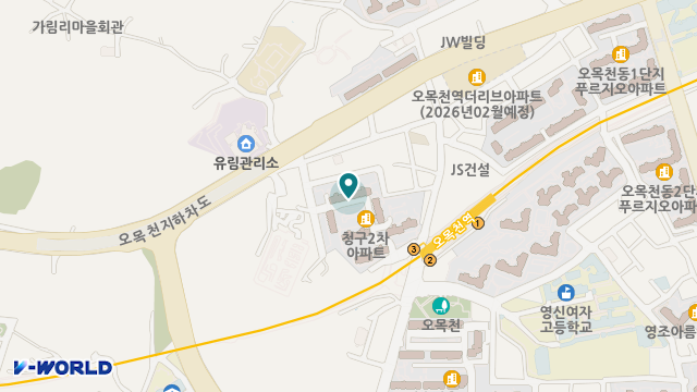 오목천재가복지센터 위치 지도